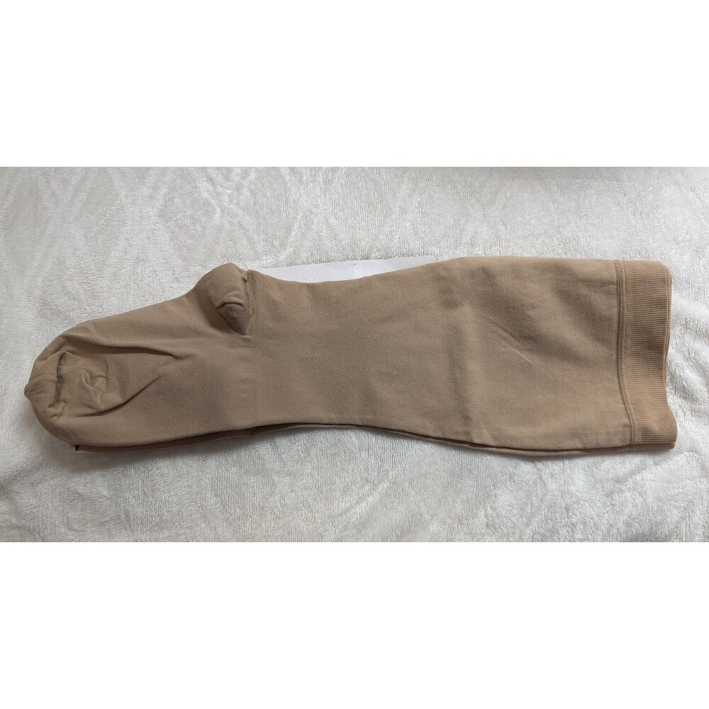 Knee High Compression Socks 4XL Nude 15-20 MmHg Closed Toe
